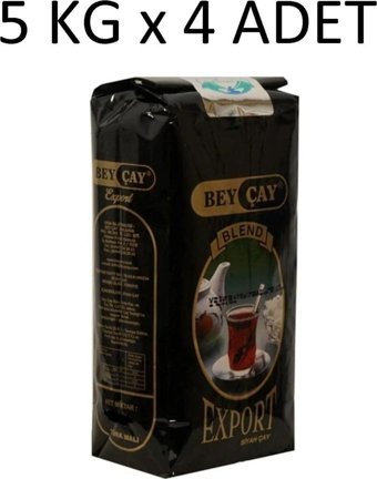 Bey Çay Export Organik Siyah Çay Dökme Çay 4 'lü 5 kg
