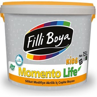 Filli Boya Su Bazlı Silikonlu İpeksi Mat İç Cephe Boyası 15 lt Açık Lila