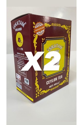 Iskatam Siyah Çay Dökme Çay 2'li 400 gr