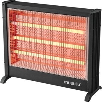 Musullu Msl-6001 2400 W Ayaklı Infrared Isıtıcı Siyah