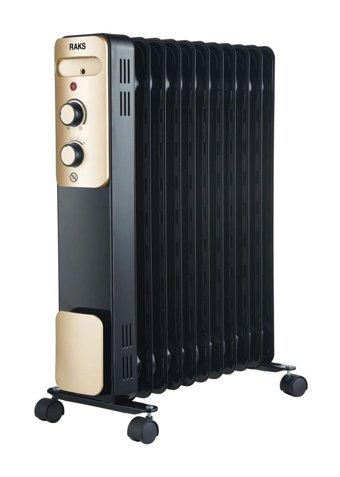 Raks Çeşme 2300 W 2300 W Ayaklı Infrared Isıtıcı Siyah