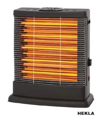 Inova Hekla 2500 W Ayaklı Infrared Isıtıcı Siyah