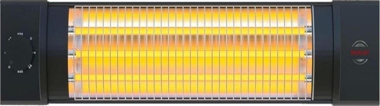 Mirkraft Mt-5252 1800 W Duvar Tipi Infrared Isıtıcı Siyah