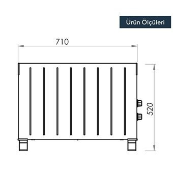 Kumtel Hc-2948 2000 W Ayaklı Fanlı Isıtıcı Beyaz
