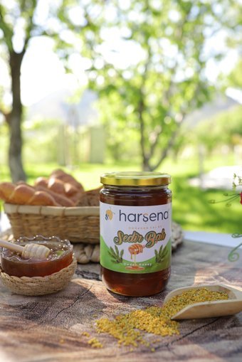 Harşena Mersin Organik Süzme Sedir Balı 850 gr