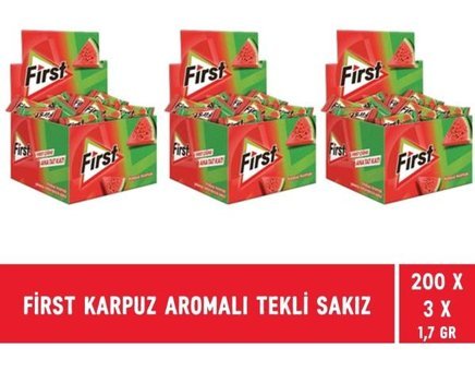 First Karpuzlu Sakız 200x3 Adet