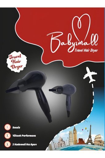 Baby Small İyonlu Seyahat Saç Kurutma Makinesi