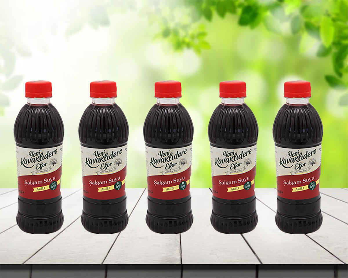 Yeni Kavaklıdere Organik Acısız Şalgam Suyu 5x300 ml