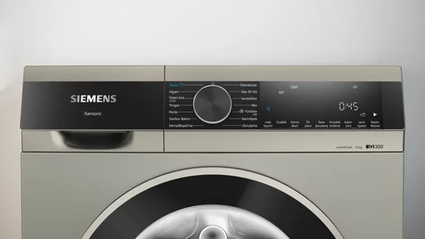 Siemens WG52A2ZXTR 10 kg 1200 Devir A Gri Çamaşır Makinesi