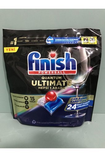Finish Powerball Quantum Ultimate Tablet Bulaşık Makinesi Deterjanı 64 Adet