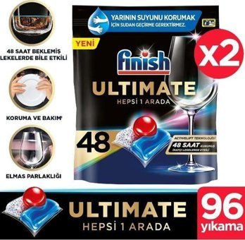 Finish Ultimate Tablet Bulaşık Makinesi Deterjanı 22x48 Adet