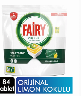 Fairy Jar Platinum Kapsül Bulaşık Makinesi Deterjanı 3x84 Adet