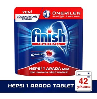 Finish Powerball Tablet Bulaşık Makinesi Deterjanı 42 Adet