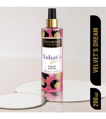 Jovirose Velvet's Dream Çiçek Kokulu-Meyvemsi Kadın Vücut Spreyi 200 ml