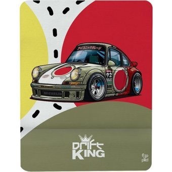 Flipped Drift King Bilek Destekli 20x25 cm S Mousepad Çok Renkli