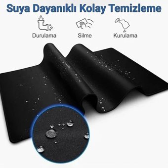 SonicTouch UltraGrand Kişiye Özel 40x90 cm XXL Gaming Mousepad Siyah