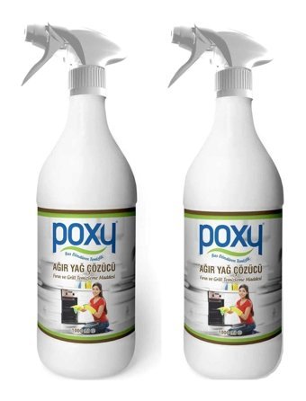 Poxy Ağır Yağ Çözücü Sprey Mutfak Ve Banyo Temizleyici 2x1 kg