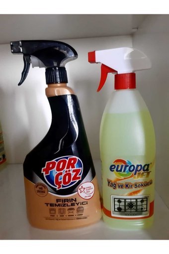 Porçöz Yağ Çözücü Sprey Mutfak Ve Banyo Temizleyici 2x750 ml