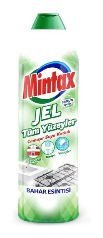 Mintax Jel Bahar Ferahlığı Jel Mutfak Ve Banyo Temizleyici 750 ml