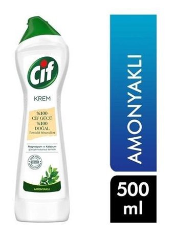 Cif Amonyaklı Krem Mutfak Ve Banyo Temizleyici 16x500 gr