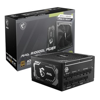 Msi PSU MAG A1000GL PCIE5 1000 W 80+ Gold Tam Modüler Power Supply