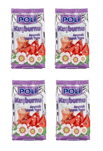 Poli Kuşburnu Aromalı İçecek Tozları 4x300 gr