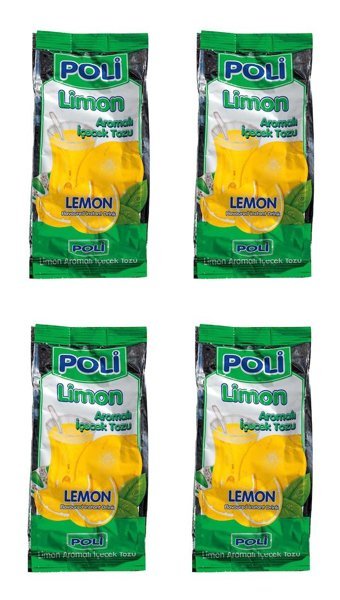 Poli Limon Aromalı İçecek Tozları 4x300 gr