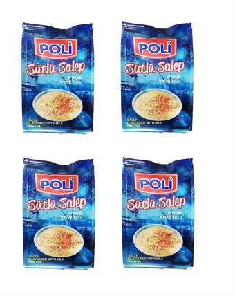 Poli Salep Aromalı İçecek Tozları 4x250 gr