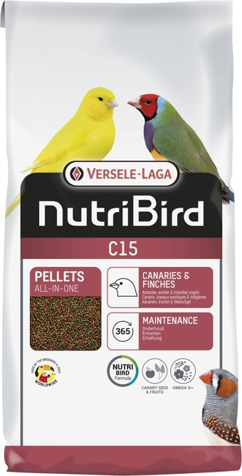 Versele Laga Nutribird C15 Kabuklu Karışık Vitaminli Kuş Yemi 10 kg