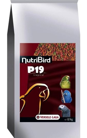 Versele Laga P19 Pelet Tropical Kabuklu Karışık Vitaminli Kuş Yemi 10 kg