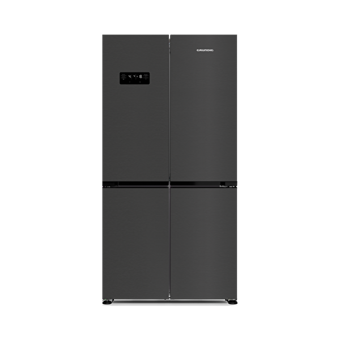 Grundig GQND 572 DI 4 Kapılı No Frost E Enerji Sınıfı 572 lt Inox Alttan Donduruculu Gardrop Tipi Buzdolabı