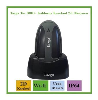 Tazga TSC-880 USB 2D - Qr Kod (Karekod) Okuyuculu Lazer Masaüstü Barkod Okuyucu