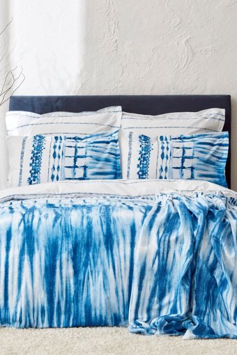 Karaca Home Adra Pamuklu 4 Mevsim 200x220 cm Çarşaflı Desenli Çift Kişilik Nevresim Takımı Mavi