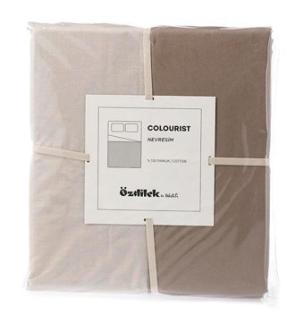 Özdilek Colourist Pamuklu 4 Mevsim 200x220 cm Çift Kişilik Nevresim Takımı Bej
