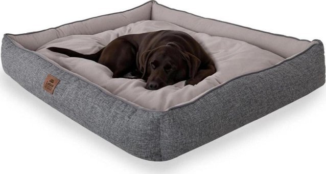 Lotus Furniture Pet Series Alba Yıkanabilir Büyük Irk İç Mekan Köpek Yatağı Kahverengi