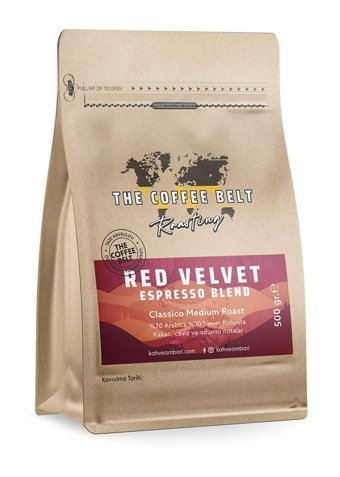 The Coffee Belt Red Velvet Rich Aromalı Robusta Öğütülmüş Filtre Kahve 500 gr