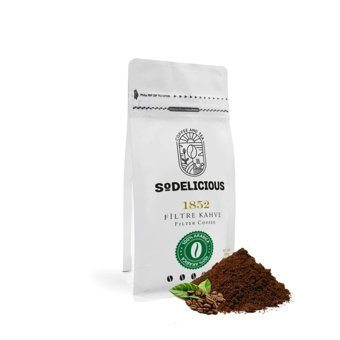 SODELICIOUS 1852 Sade Aromalı Arabica Öğütülmüş Filtre Kahve 250 gr