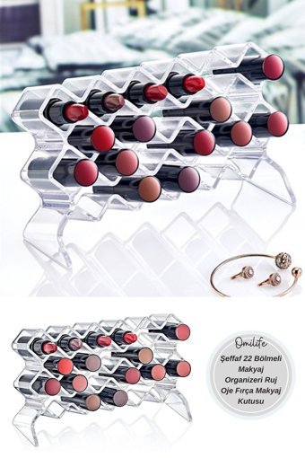 Omilife Ruj Organizeri Şeffaf