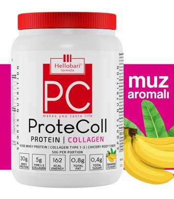 Hellobari Formula Prote Coll Muzlu Whey Protein Protein Tozu 1100 gr