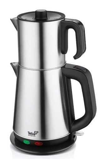 Teba THC-800 Otomatik Kapanma 1500 W Çelik Inox Retro Çay Makinesi