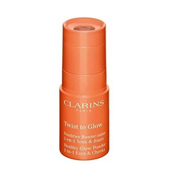 Clarins Twist To Glow 03 Gleam Mandarin Toz Işıltılı Tekli Far Turuncu