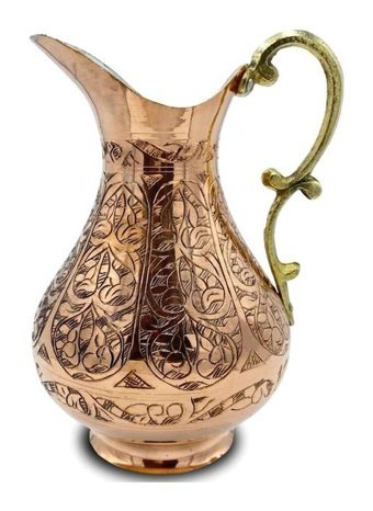 Antepsepeti Nakışlı Bakır Sürahi 2 lt