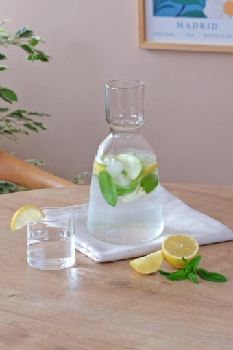 Glore Başucu Cam Başucu Sürahi 1.4 lt