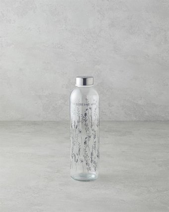 English Home Floral Metal Kapaklı Cam Sürahi 750 ml