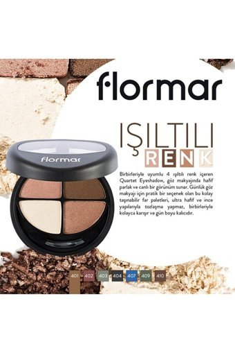 Flormar Krem Işıltılı Far Paleti