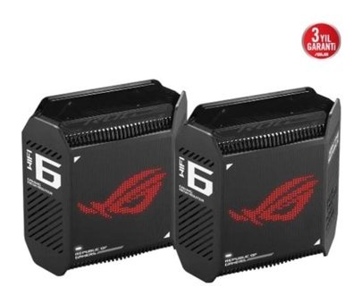 Asus Rog Rapture GT6-B2PK Kablosuz 2.4 Ghz-5 Ghz Wifi 6 Dual Band Access Point Router 574 Mbps Menzil Genişletici