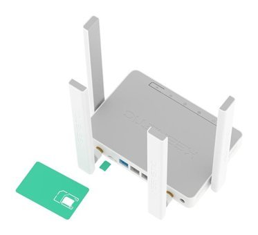 Keenetic KN-2212-01-EU Kablosuz 2.4 Ghz Wifi 4 Dual Band Access Point Router 4 Antenli 300 Mbps Menzil Genişletici