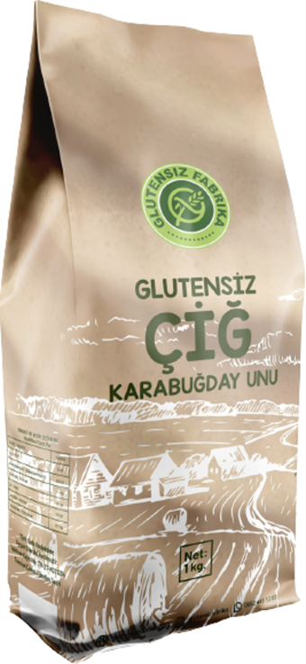 Glutensiz Fabrika Glutensiz Çiğ Karabuğday Unu 1 kg