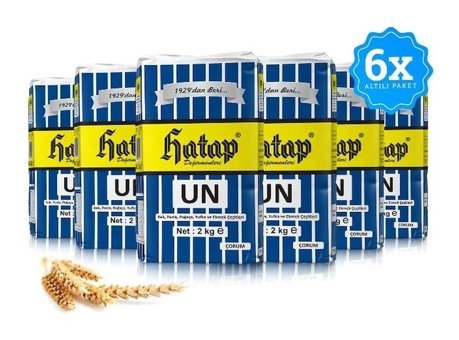 Hatap Değirmenleri Çok Amaçlı Un 6x2 kg
