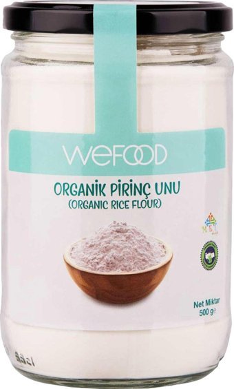 Wefood Organik Pirinç Unu 2x500 gr